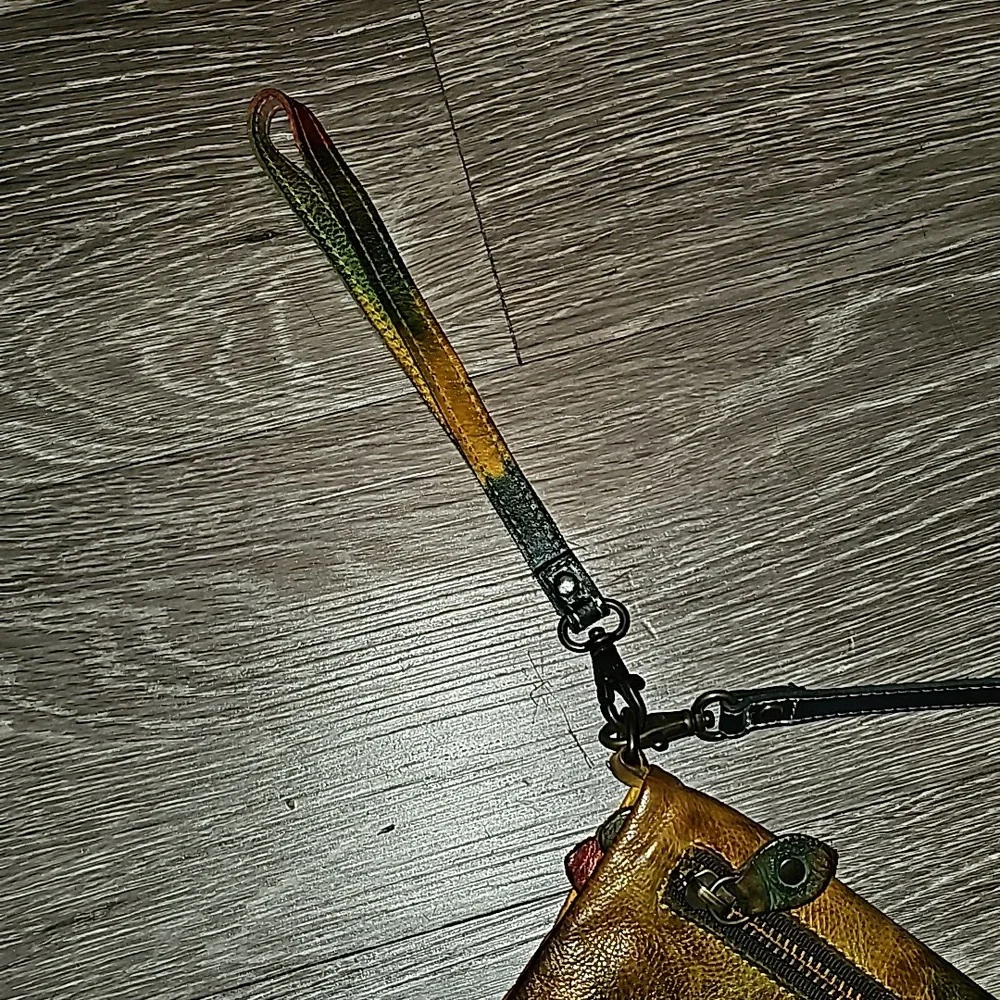 #BedStu Cadence Monarch Tie Dye Cross Body Leather Bag!! Nwts!! - Picture 10 of 13